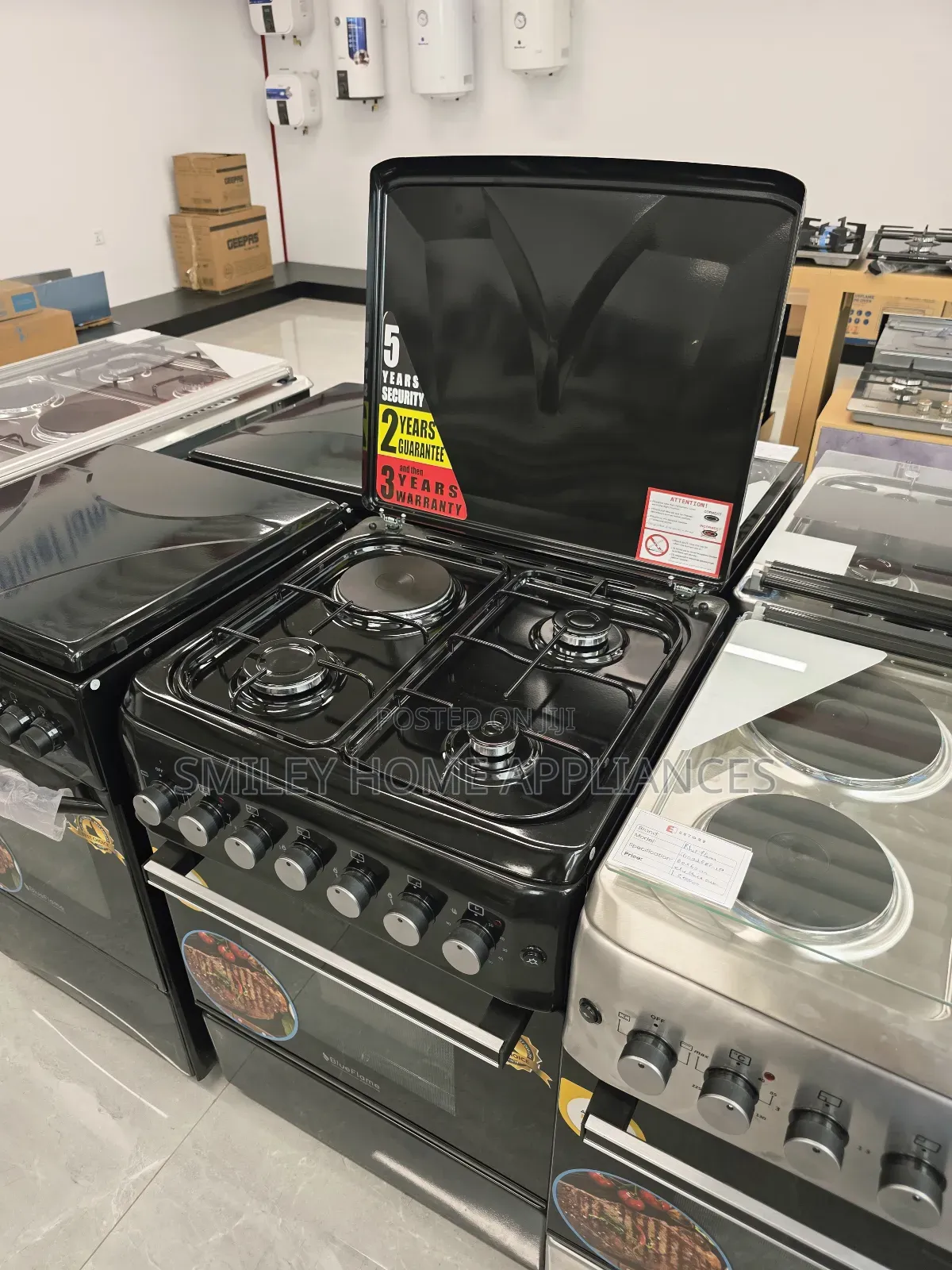 60cm by 60cm Blueflame (3+1) Electric Cooker Oven With a Timer