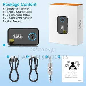 Bluetooth Aux Adapter For Car, Wireless Bluetooth 5.3 Receiver