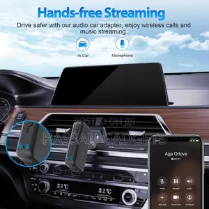 Bluetooth Aux Adapter For Car, Wireless Bluetooth 5.3 Receiver