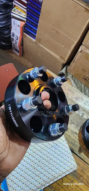 Both Aluminum Wheel Spacers /Offsets.