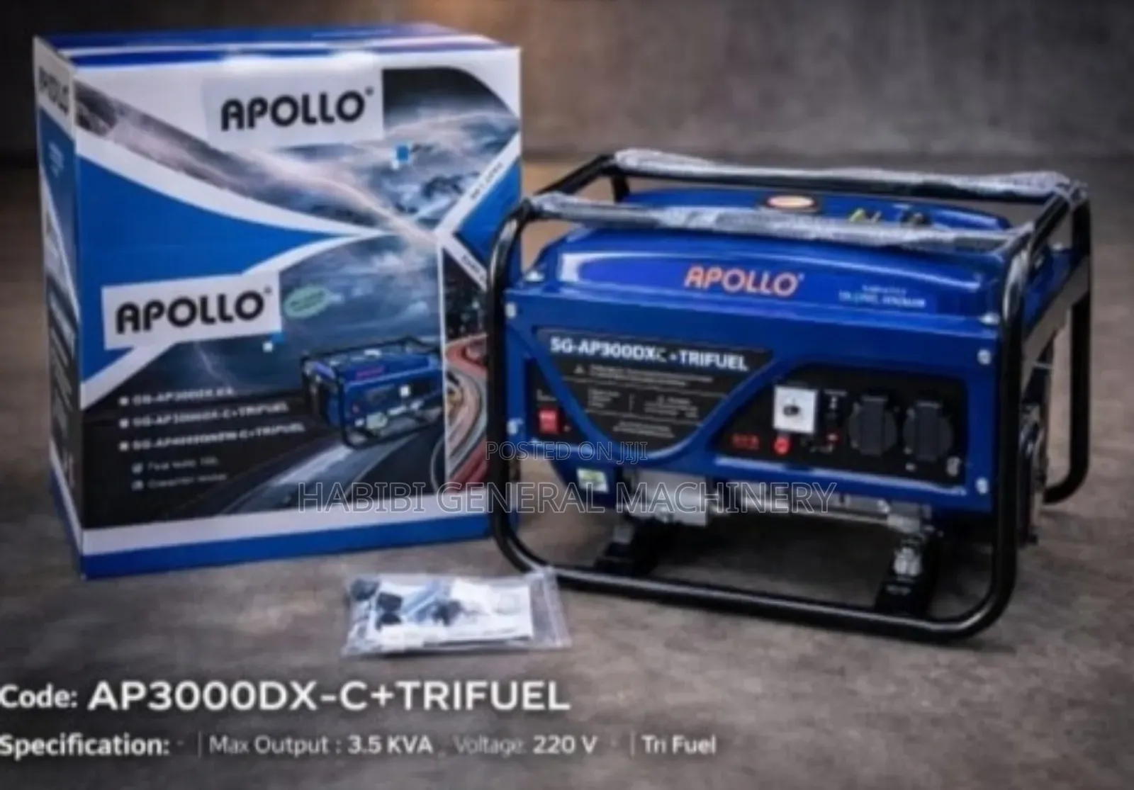 Petrol Apollo 3.5kva Generator