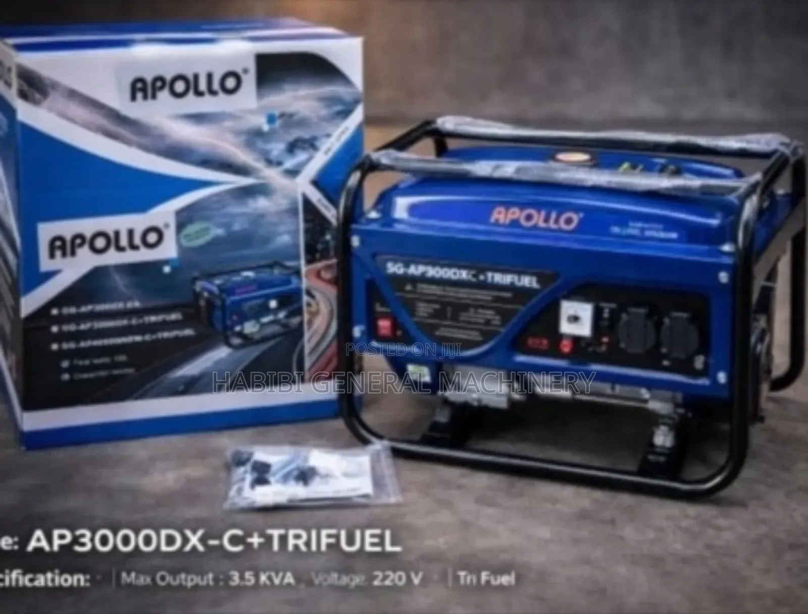 Petrol Apollo 3.5kva Generator