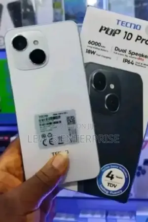 New Tecno Pop 10 Pro 128 GB White