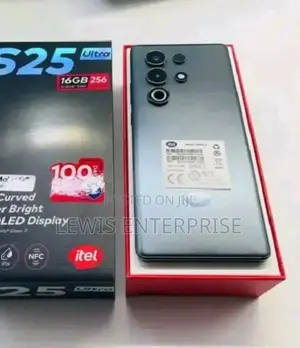 New Itel S25 Ultra 256 GB Black