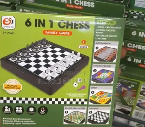 Chess Board 6 in 1