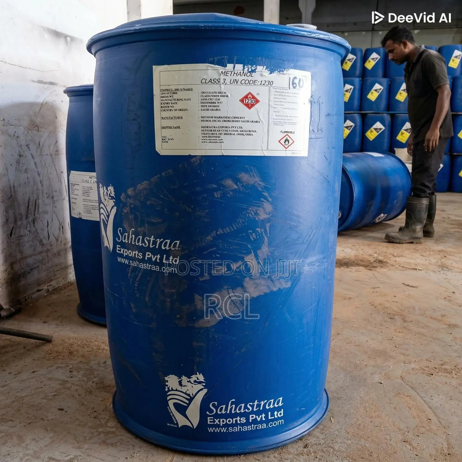 Methanol 160kg Drum