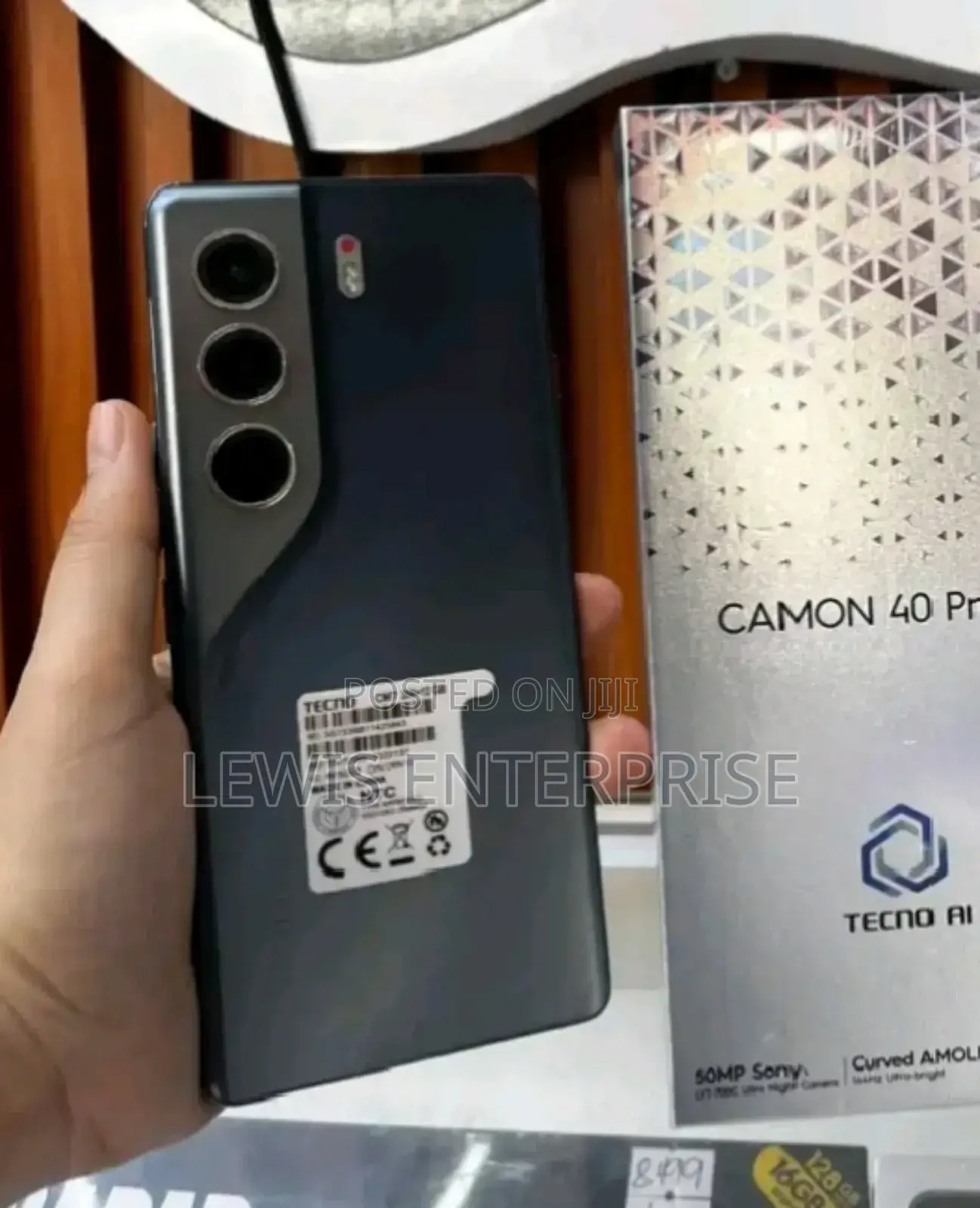 New Tecno Camon 40 Pro 4G 256 GB Black
