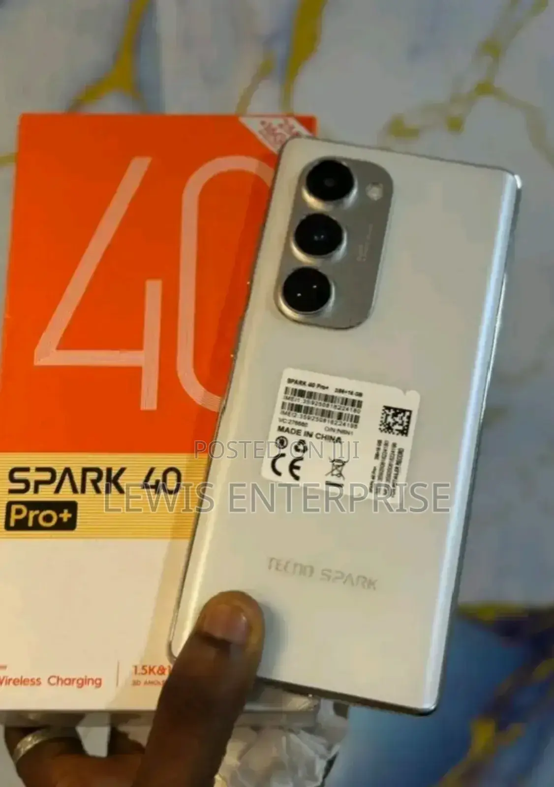 New Tecno Spark 40 Pro+ 256 GB Silver
