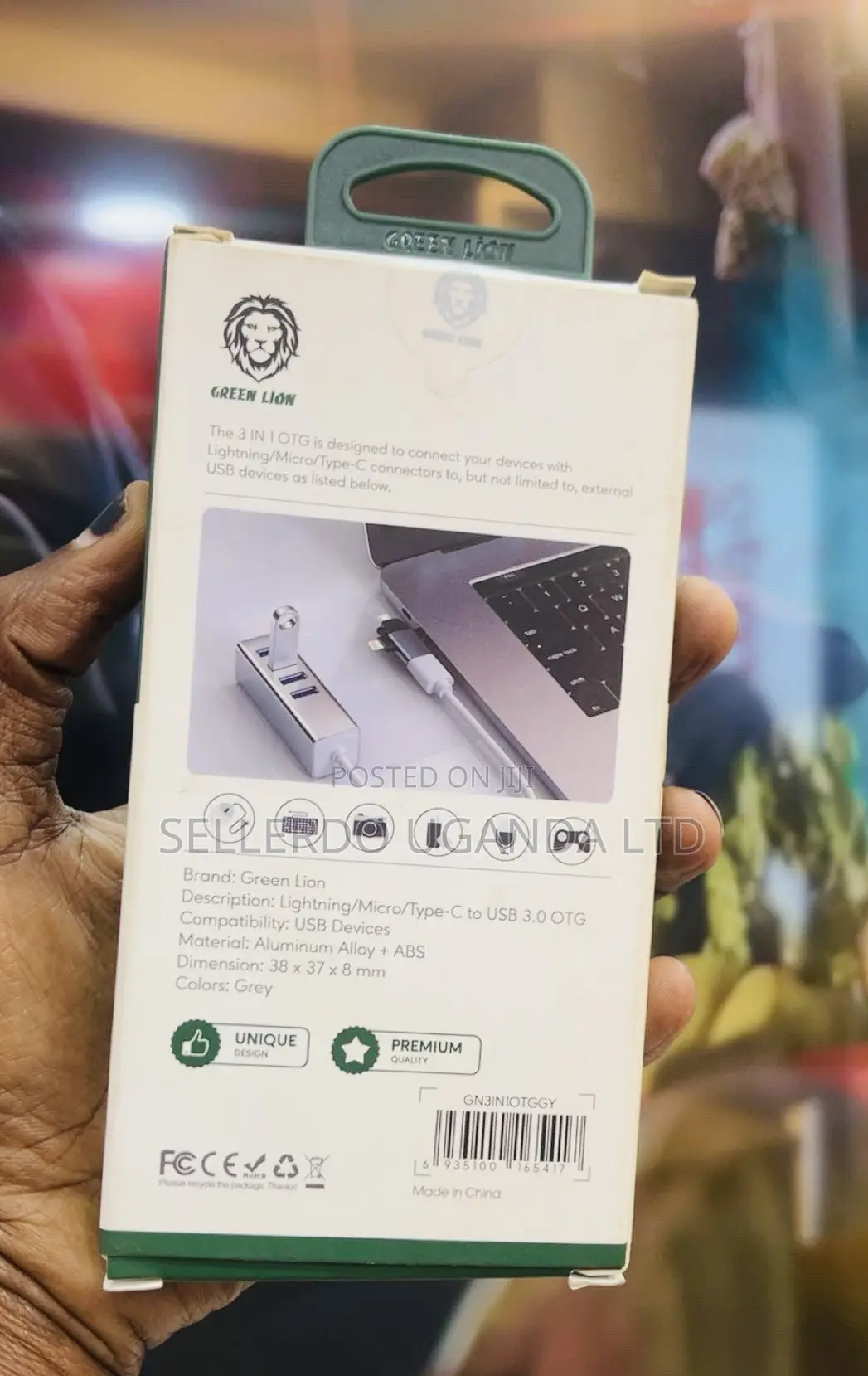 Green Lion 3 in 1 Otg Lightning/Micro/Type-C
