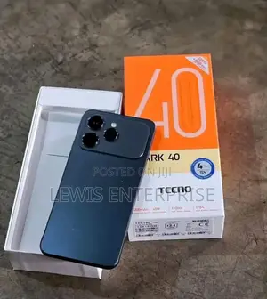 New Tecno Spark 40 256 GB Black
