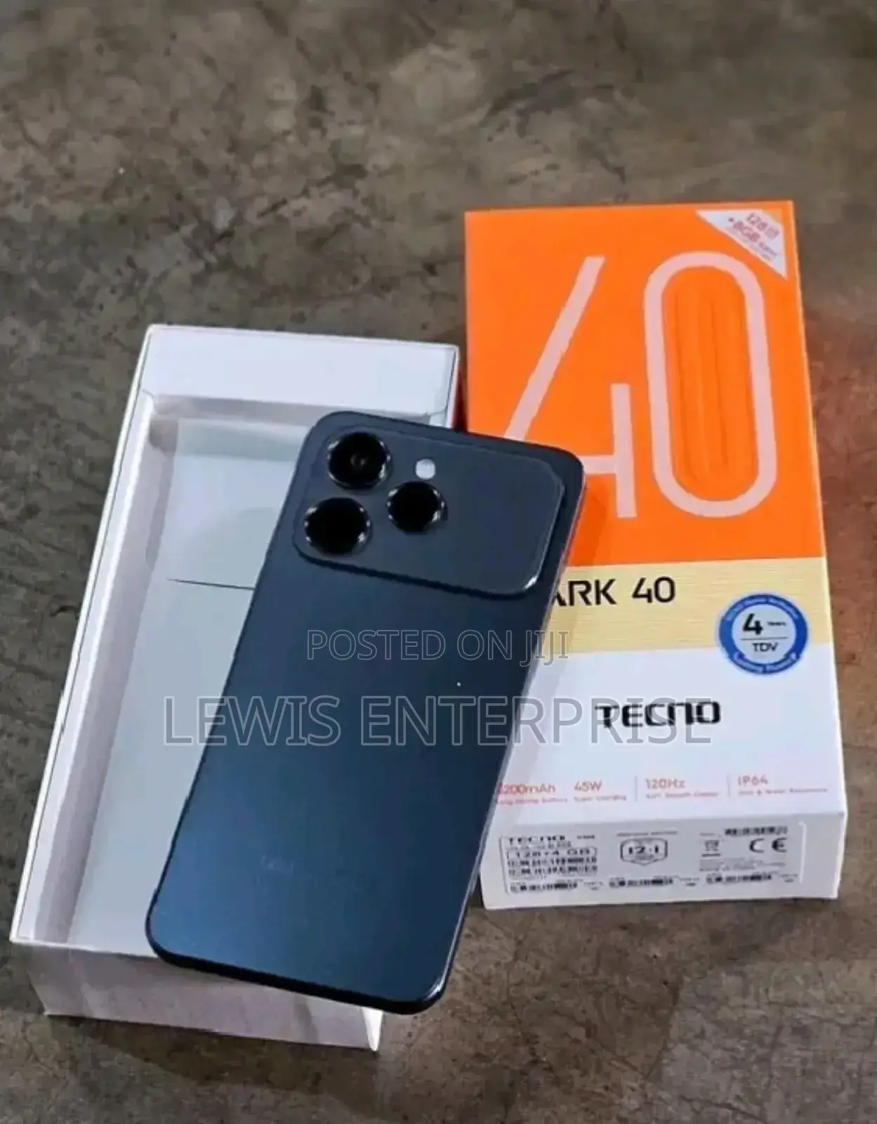 New Tecno Spark 40 256 GB Black