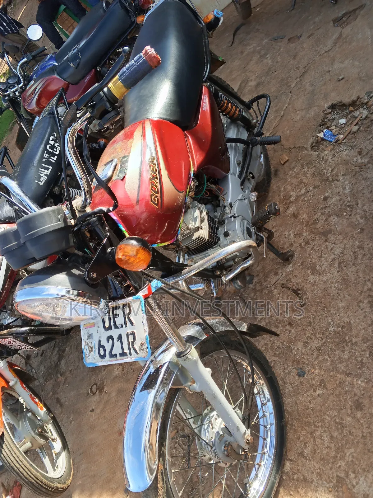 Bajaj Boxer 100 2016 Red