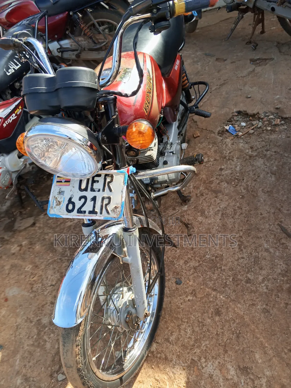 Bajaj Boxer 100 2016 Red