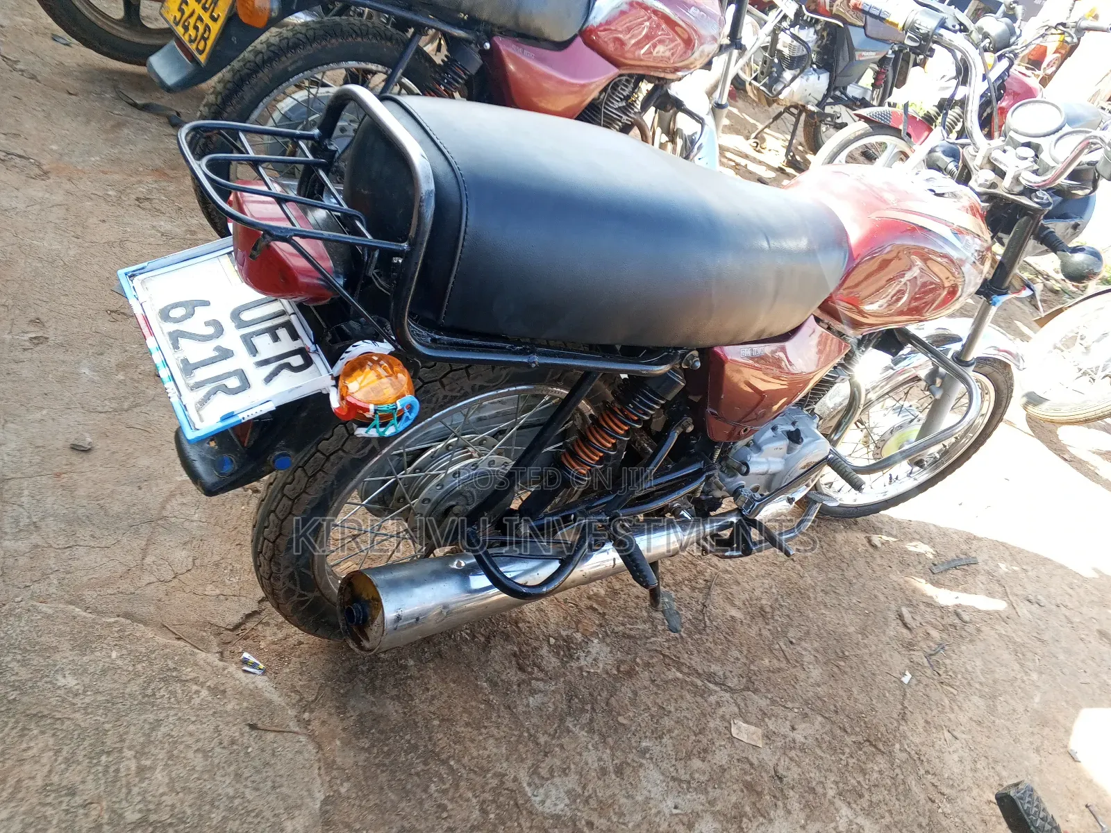 Bajaj Boxer 100 2016 Red