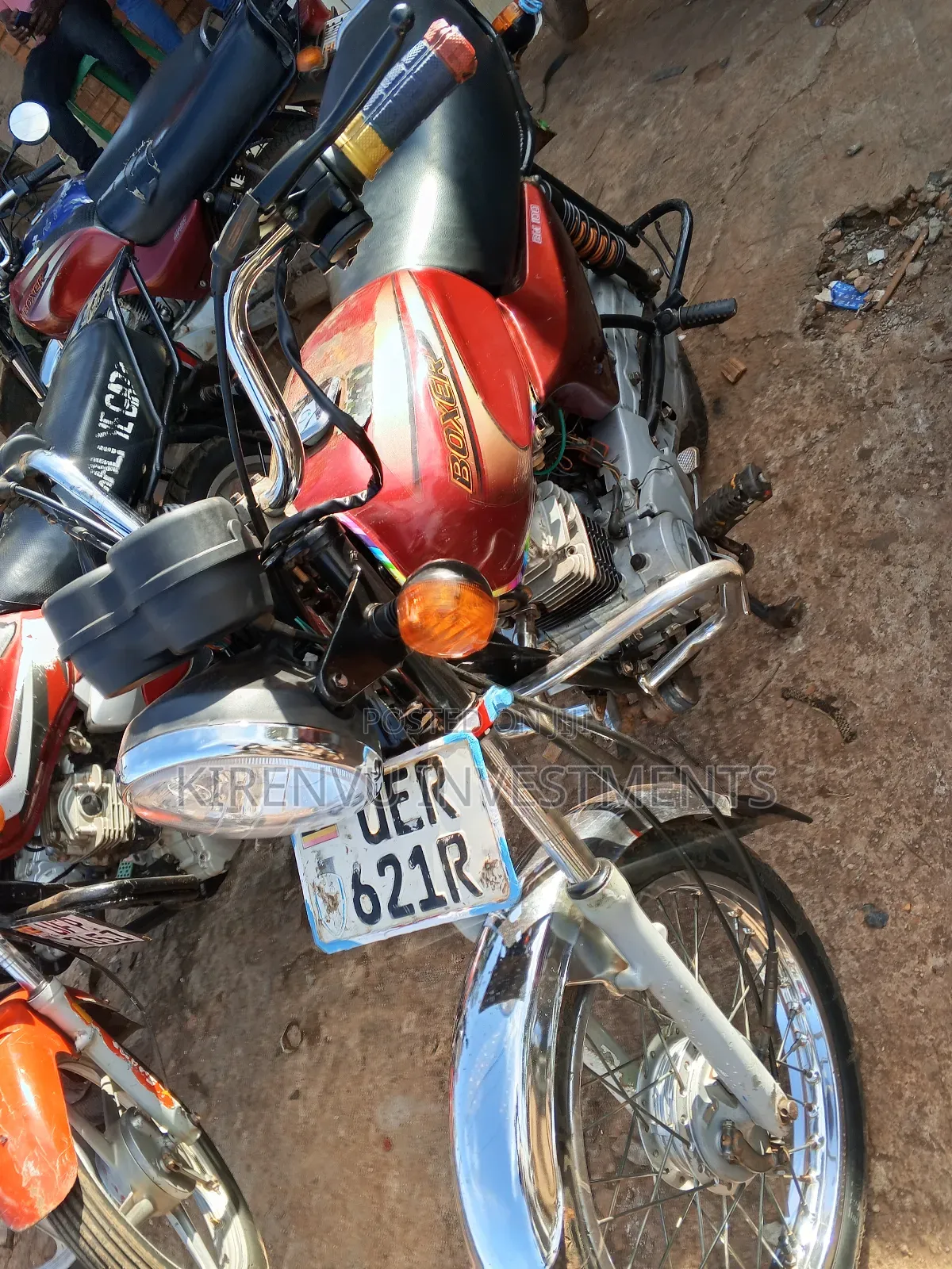 Bajaj Boxer 100 2016 Red