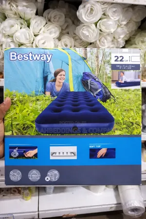 Bestway Inflatable Double Air Mattress
1.85m X 78cm X 22cm