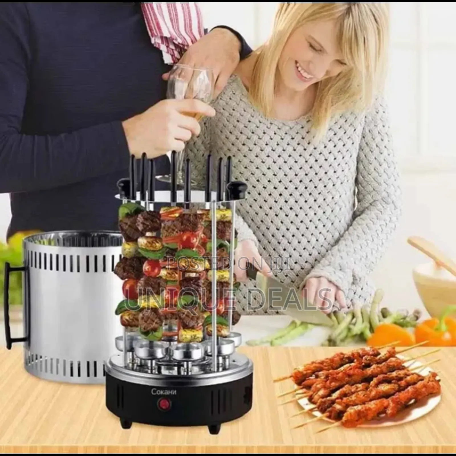 Portable Electric BBQ Skewers