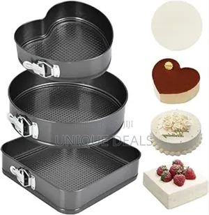 3pcs Cake Pan Set, Non-Stick Cake Pans