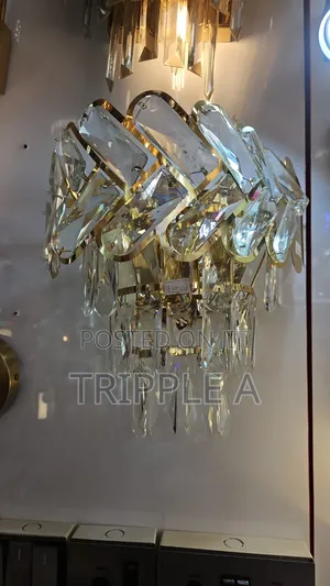Vintage Crystal Wall Sconce