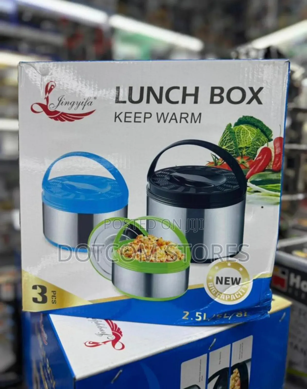 Jingyifa 3-Piece Insulated Lunch Box Set,