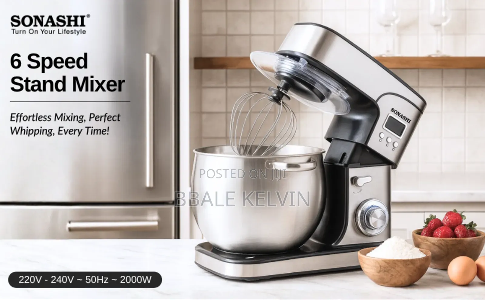 Sonashi 12l Stand Mixer Cake Mixer