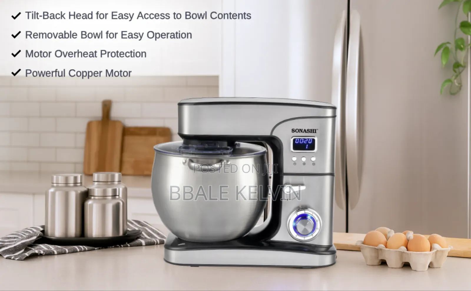 Sonashi 12l Stand Mixer Cake Mixer