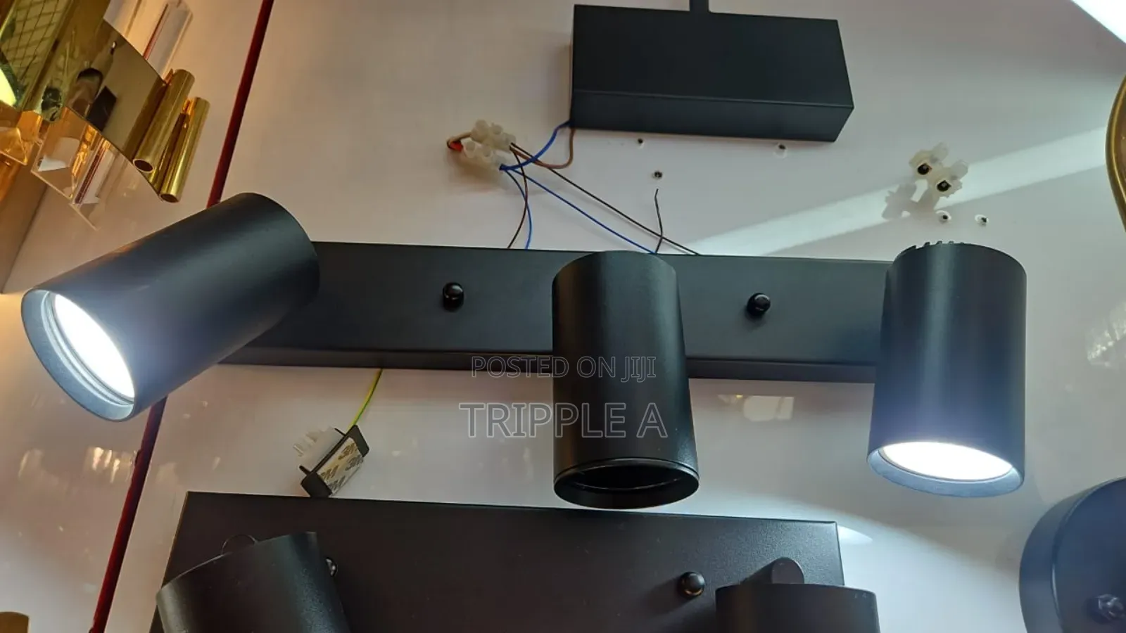 Smart Ceiling Light Black Rectangular