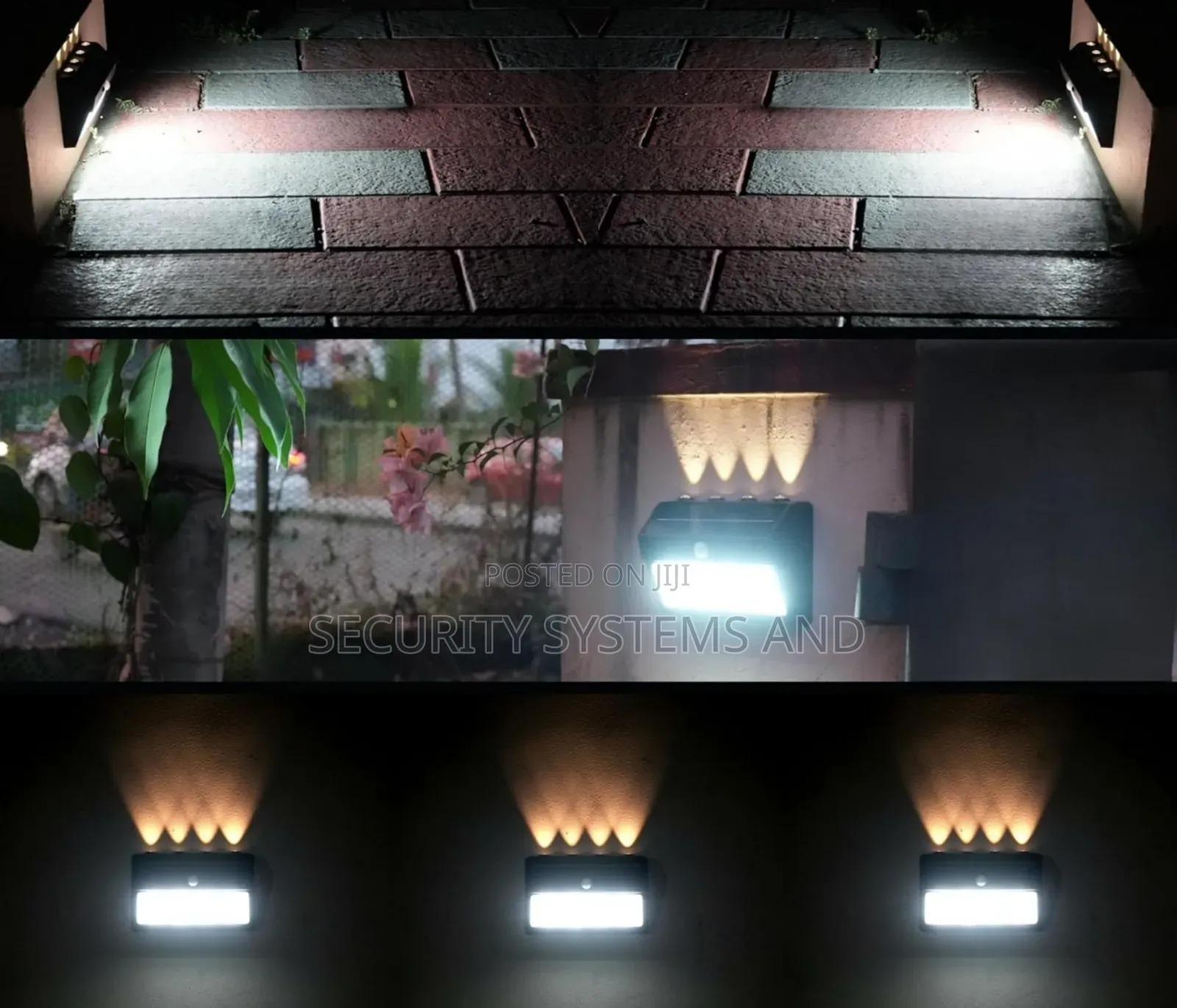 Neelux Solar Wall Light With Warm and White Colour