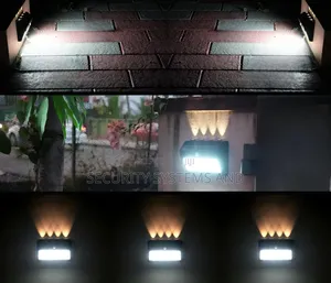 Neelux Solar Wall Light With Warm and White Colour