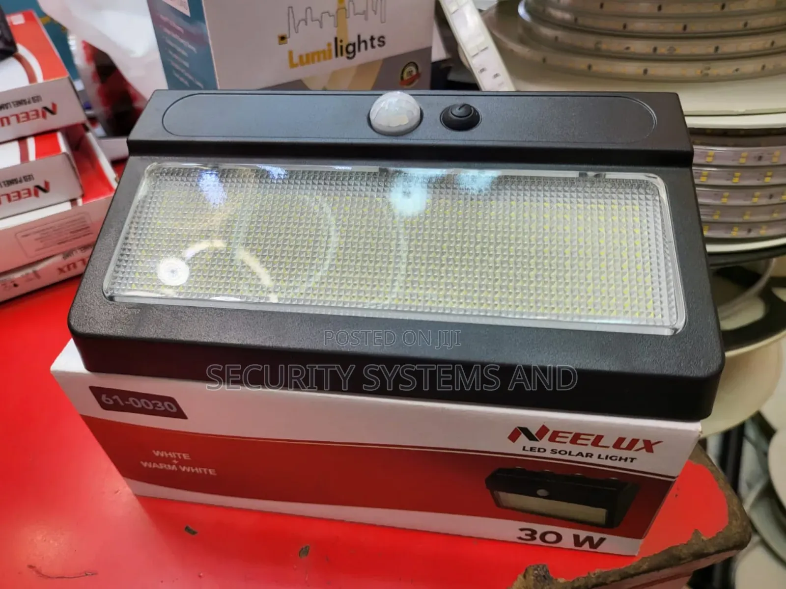 Neelux Solar Wall Light With Warm and White Colour