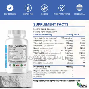 MFS Plus Fertility for Men Sperm Count Booster, Supports Motility 120s