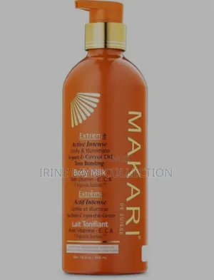 Makari Extreme Active Intense Unify Carrot Oil Body Milk.