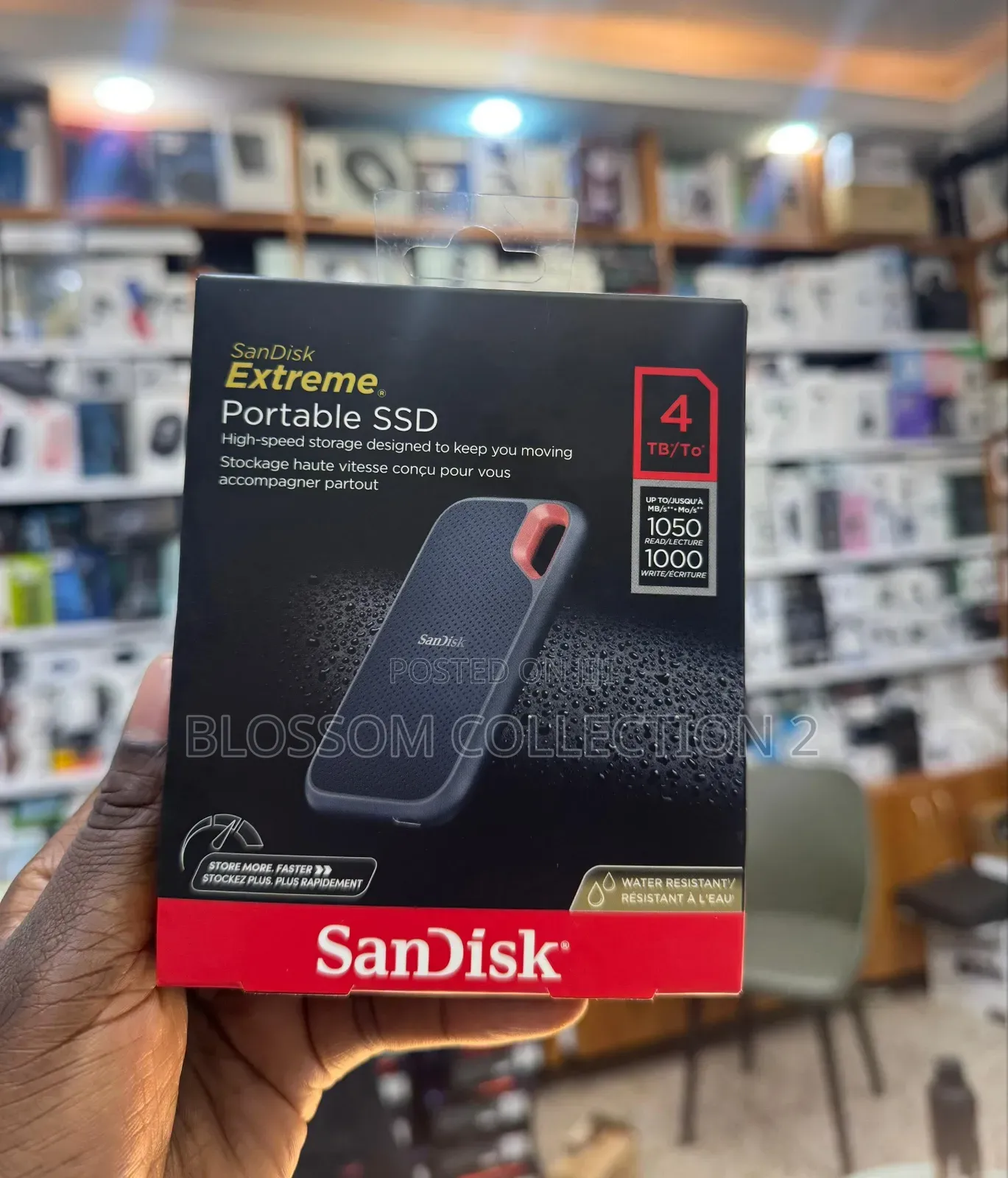 Sandisk 4tb Extreme Portable SSD Up to 1050mbs