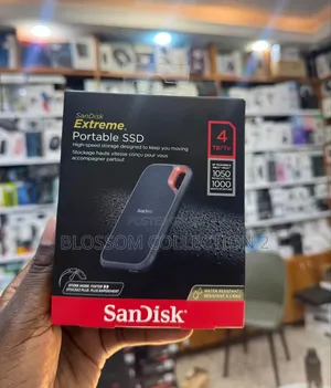 Sandisk 4tb Extreme Portable SSD Up to 1050mbs