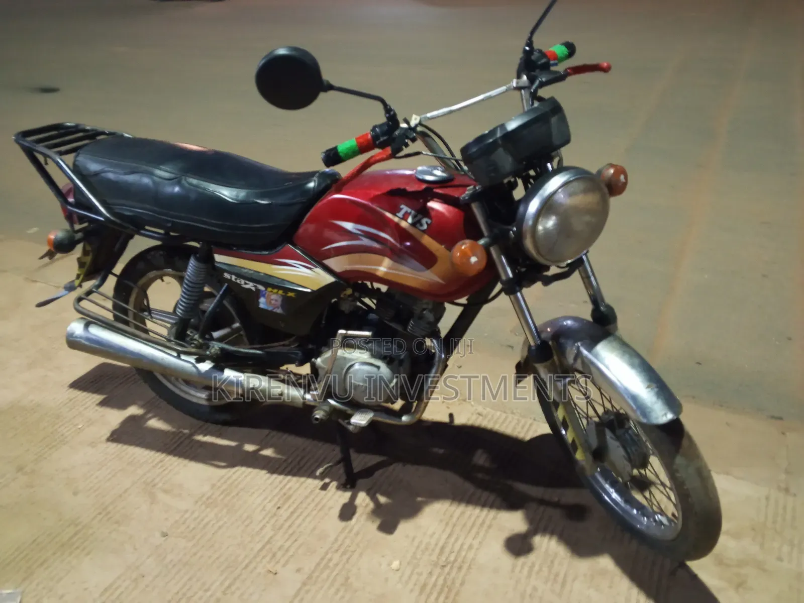 TVS XL 100 2017 Red
