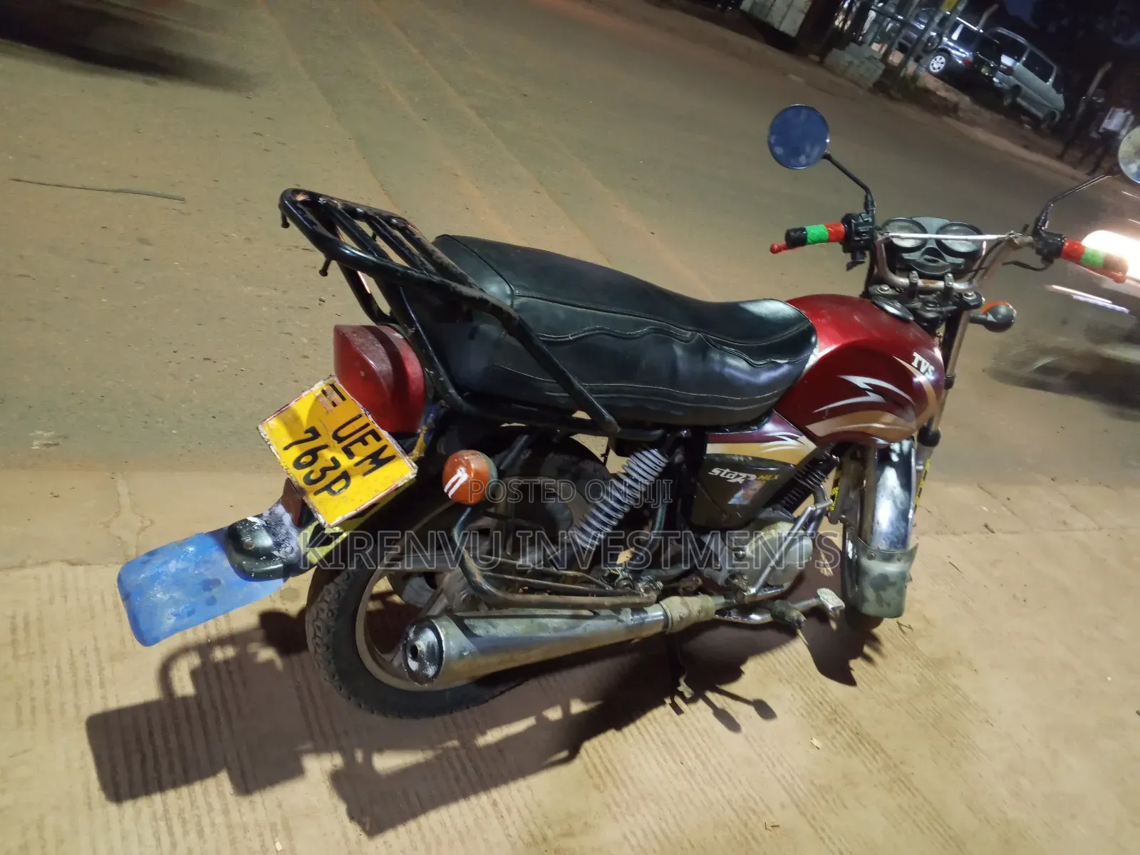 TVS XL 100 2017 Red