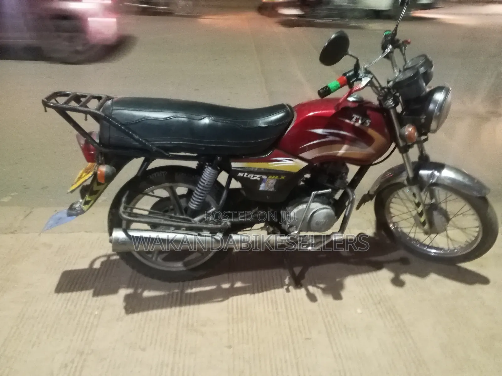 TVS XL 100 2019 Red