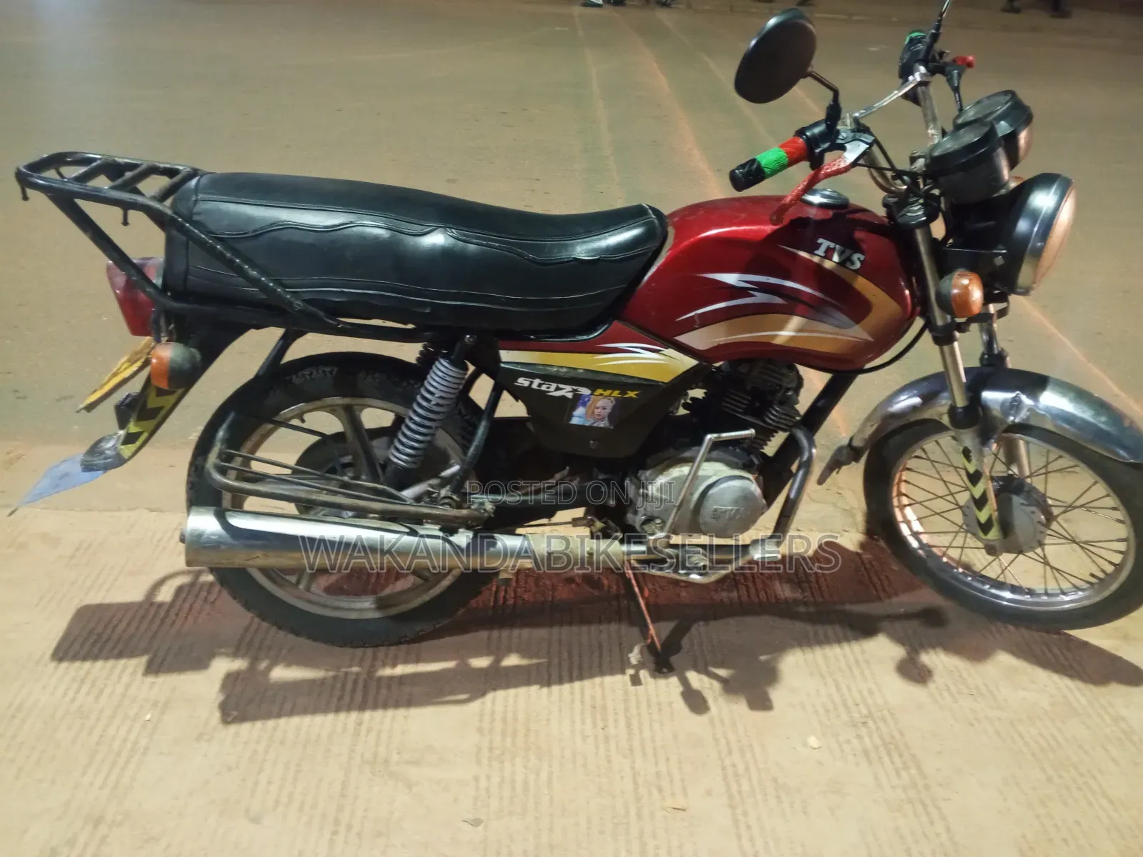 TVS XL 100 2019 Red