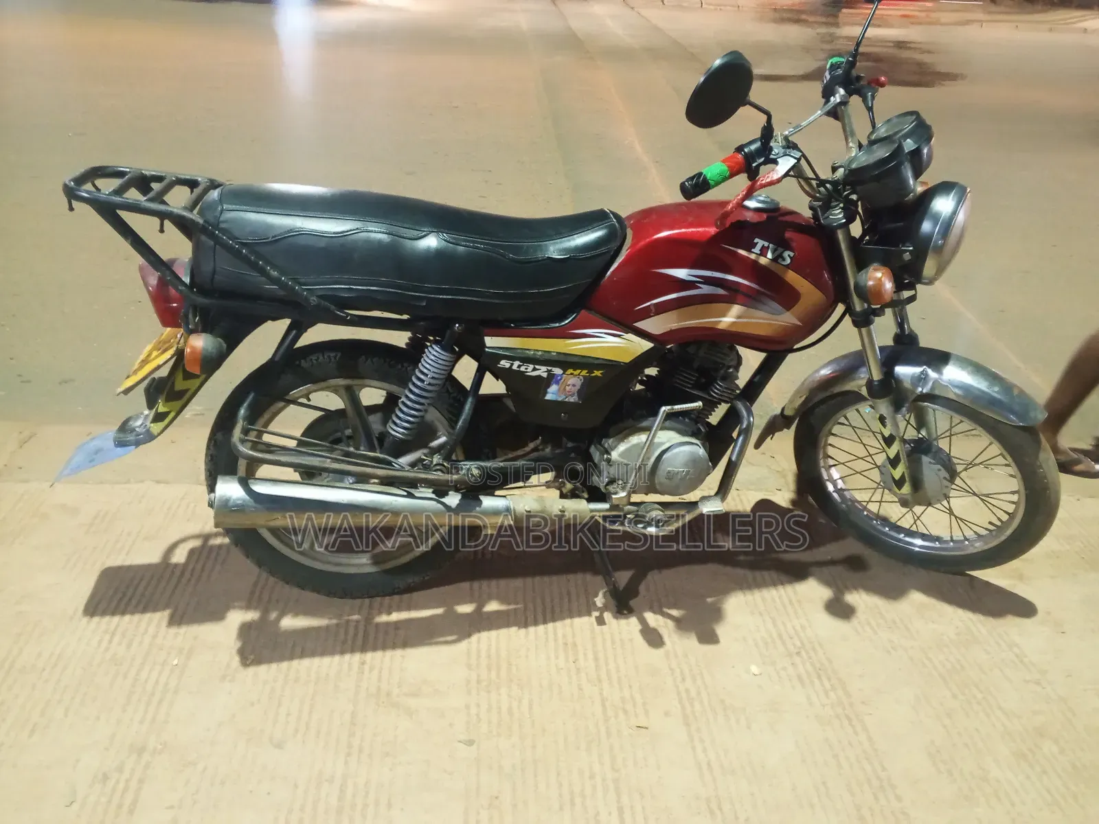 TVS XL 100 2019 Red