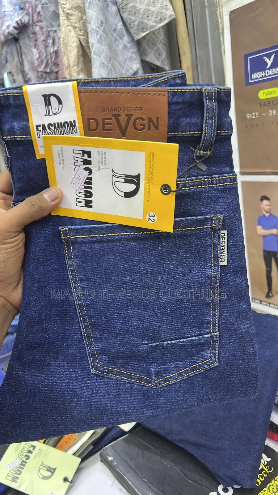 Non-Fade Jeans for Men