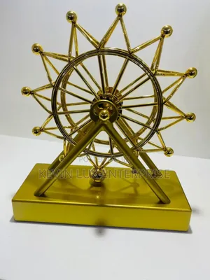 Gold Wheel Decoration