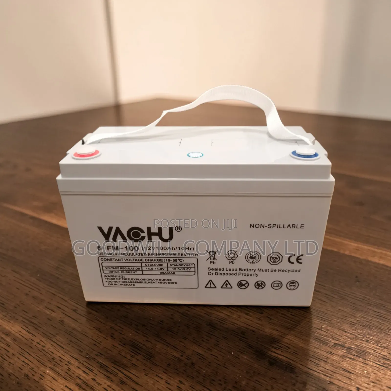 100ah 12v Yachu Battery