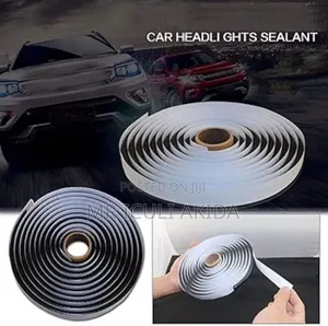 13ft Black Butyl Rubber Sealant Tape Fr Hedlamp,Window,Door,Windshield