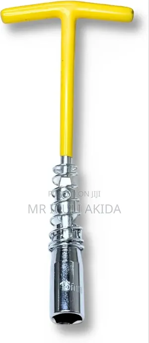 Extended 16mm Spark Plug Remover T-Bar T-Handle Spanner Socket Wrench