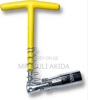 Extended 16mm Spark Plug Remover T-Bar T-Handle Spanner Socket Wrench