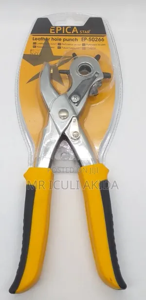 Epica Star Hole Punch Plier for Creating Holes in Leather,Belts,Canvas