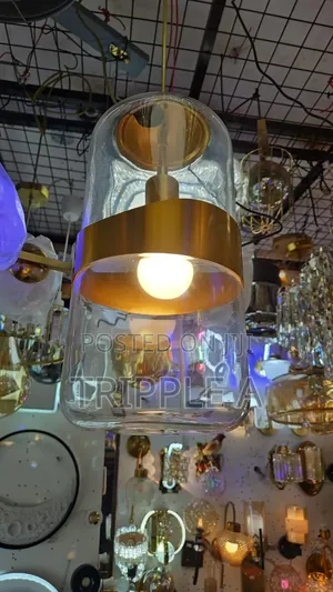 Glass Pendant Light With Bulb