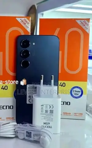 New Tecno Spark 40 Pro 256 GB Black