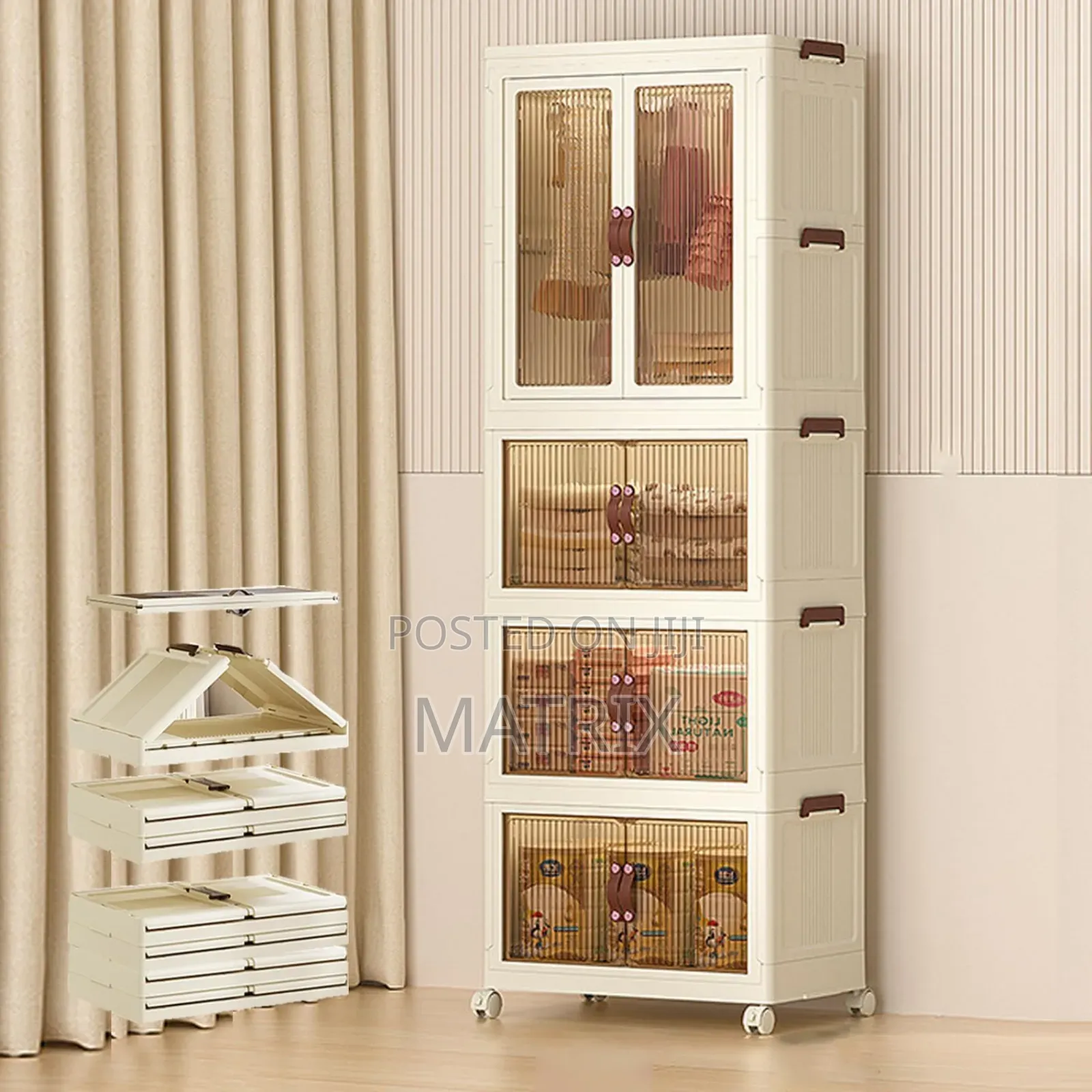 Cloth Storage Cabinet – Foldable Wardrobe Closet Organizer