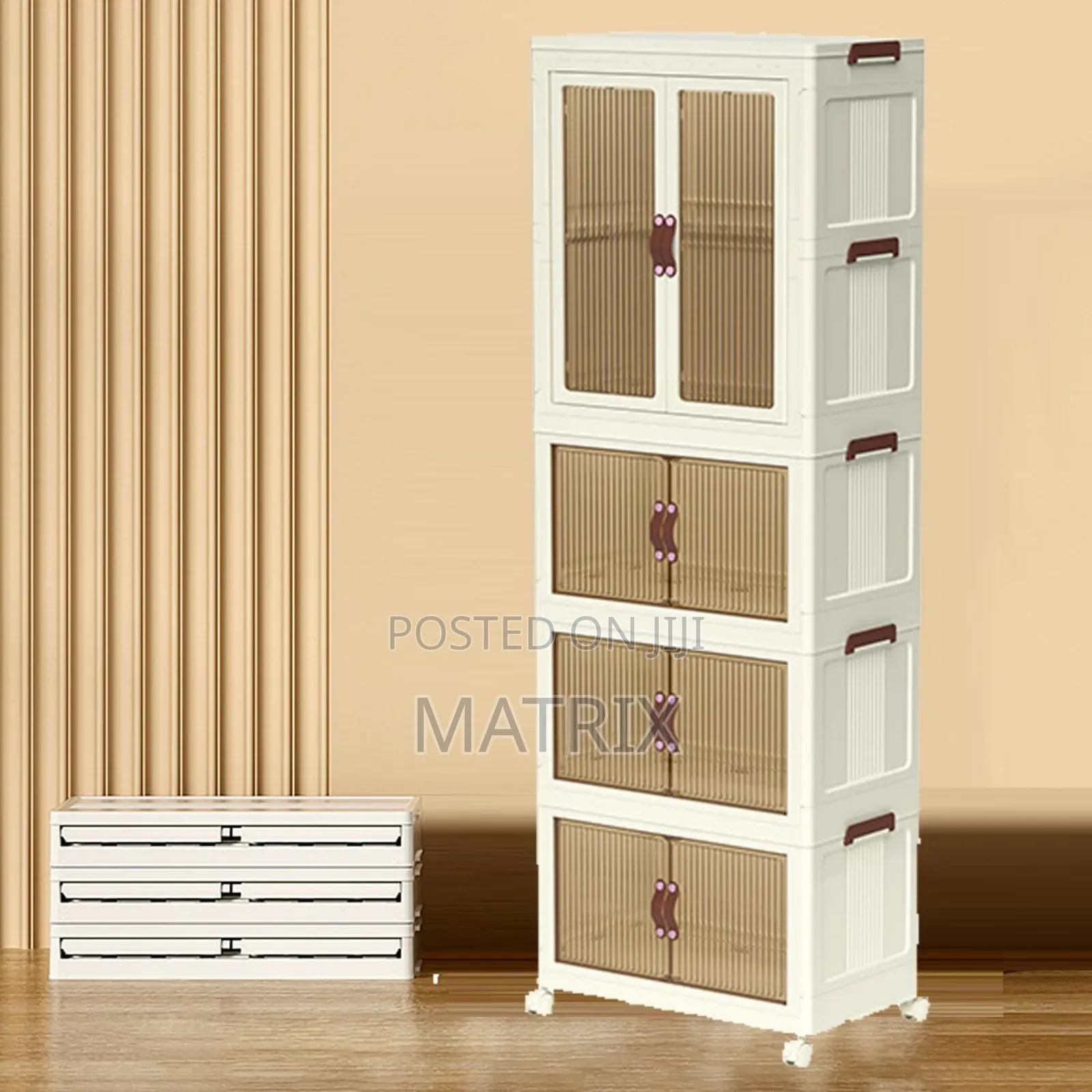 Cloth Storage Cabinet – Foldable Wardrobe Closet Organizer